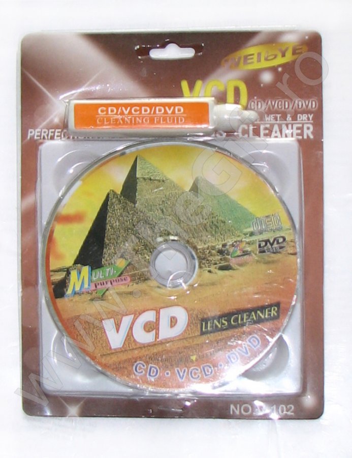 Pasta de curatare si disc pentru CD/VCD/DVD player - Apasa pe imagine pentru inchidere