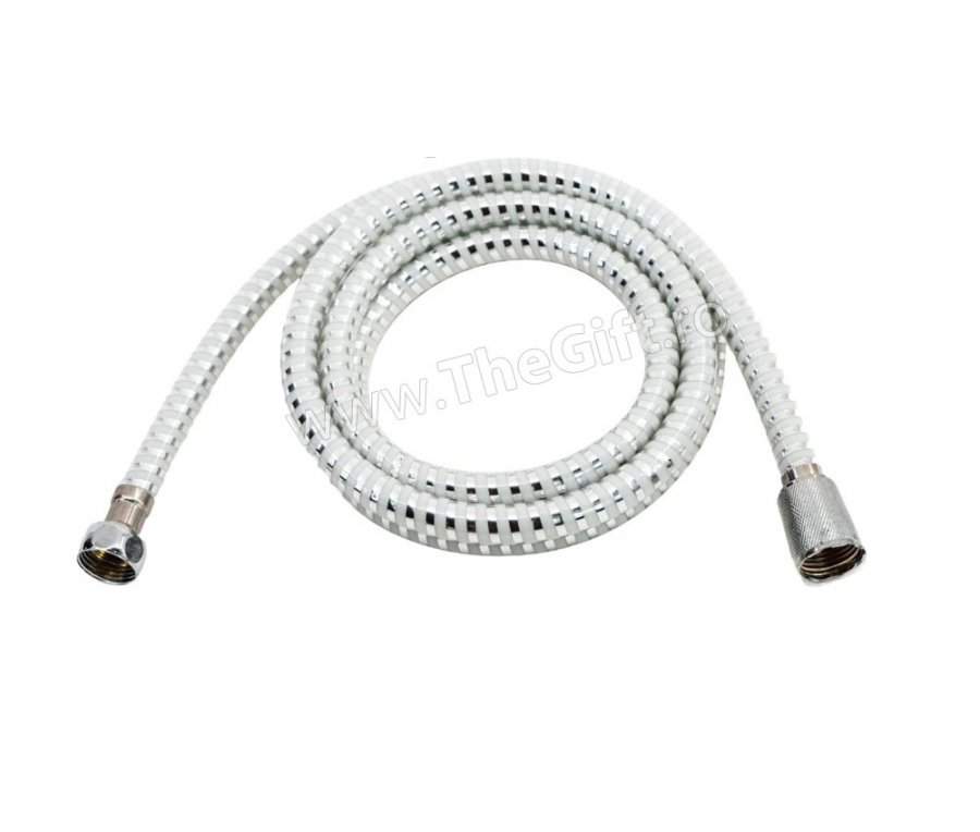Furtun de dus din silicon si metal, 150 cm - Apasa pe imagine pentru inchidere