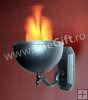 Lampa electrica care imita flacarile, pentru perete