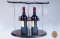 Bar din lemn, pentru 2 sticle, cu 5 pahare incluse Bar din lemn, pentru 2 sticle, cu 5 pahare incluse