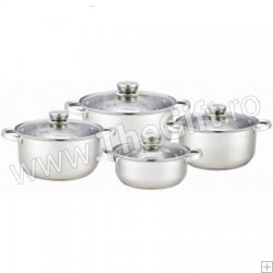 Set oale din inox Grunberg, 8 piese