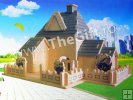 Puzzle 3D lemn Sweet House