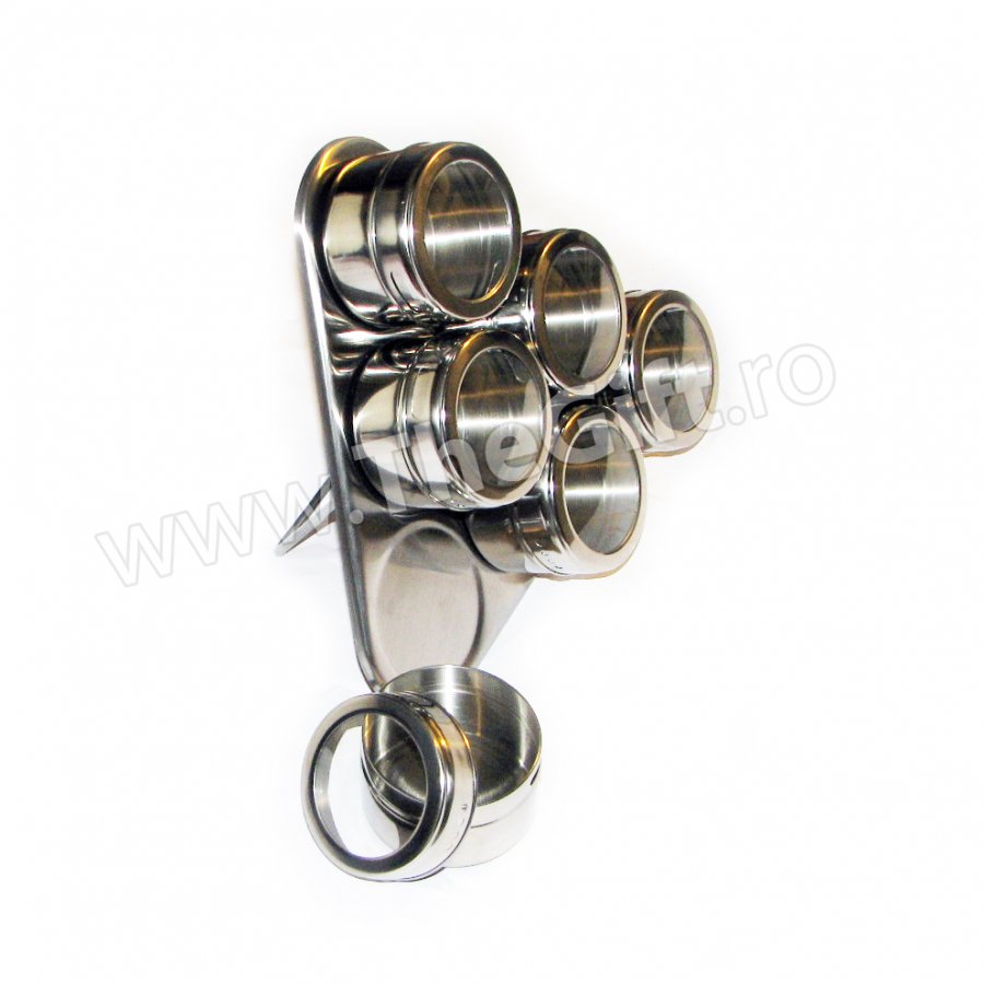 Set condimente cu suport magnetic GR327 - Apasa pe imagine pentru inchidere