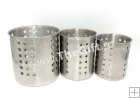 Set 3 suporturi inox, pentru ustensile