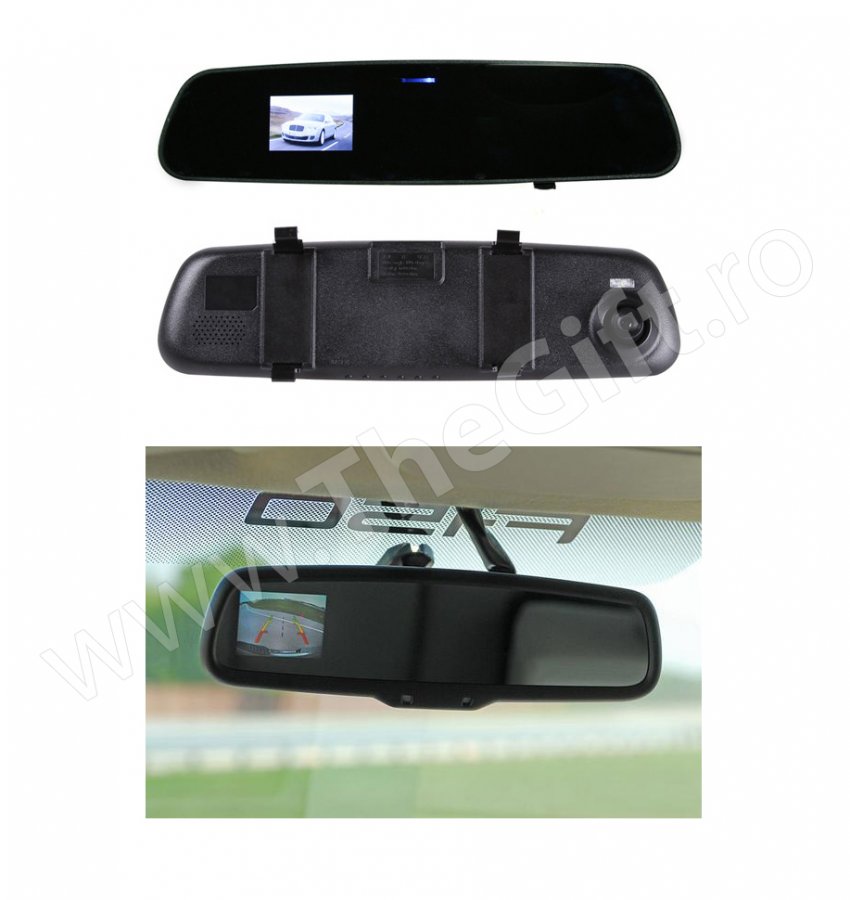 Oglinda retrovizoare HD cu camera - Apasa pe imagine pentru inchidere