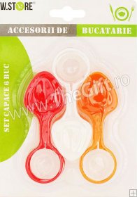 Set 6 capace, pentru sticle