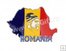 Magnet metalic Romania, Decebal