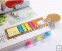 Semn de carte 3 in 1, cu post-it si liniar