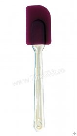 Spatula din silicon cu maner transparent