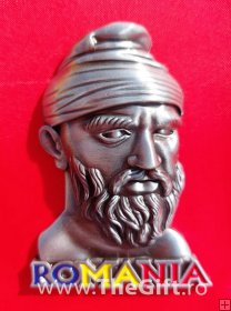 Magnet de frigider, suvenir, Decebal
