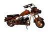 Motocicleta ornament din lemn/metal