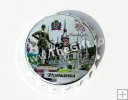 Desfacator, magnet de frigider, Romania Castelul Peles