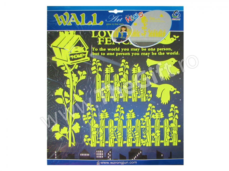 Decoratiuni autocolante de perete fosforescente Gardulete - Apasa pe imagine pentru inchidere