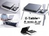 E Table masa laptop cu coolere, suport pahar si mouse pad