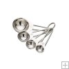 Set 4 lingurite de masura, din inox