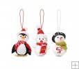 Set 3 decoratiuni Snowies