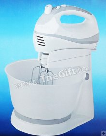 Mixer cu bol rotativ, 200 W