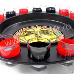 Ruleta tip casino, cu shot-uri pentru bauturi