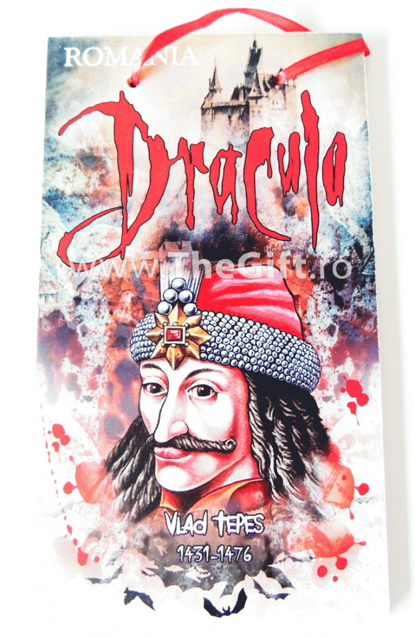 Tablou suvenir Romania Dracula-Vlad Tepes - Apasa pe imagine pentru inchidere