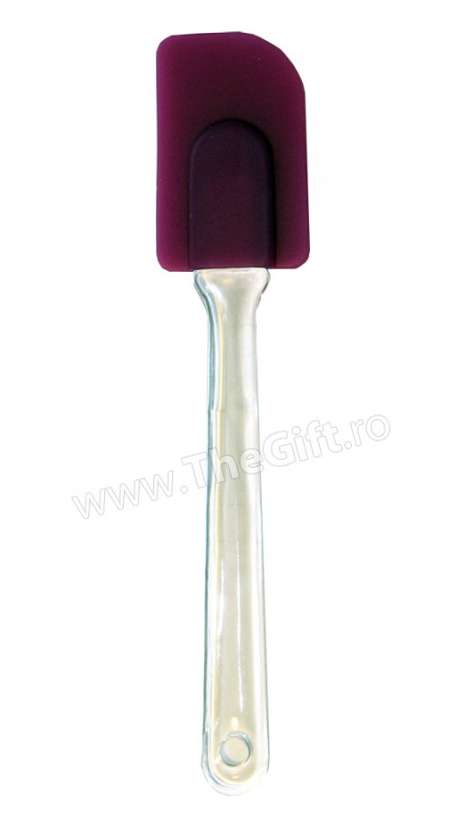 Spatula din silicon cu maner transparent - Apasa pe imagine pentru inchidere