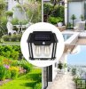 Lampa solara pentru exterior, cu 2 becuri LED, senzor de miscare