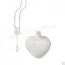 Sticla in forma de inima, cu lichid pentru baloane