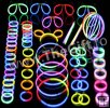 Set 100 bratari luminoase fluorescente multicolore