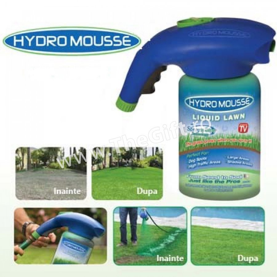 Aparat pentru insamantare gazon, Hydro Mousse - Apasa pe imagine pentru inchidere