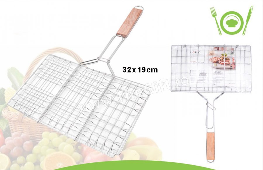 Gratar dreptunghiular, pentru hamburgeri - Apasa pe imagine pentru inchidere