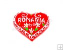 Magnet ceramic de frigider, inima Romania