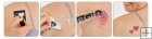 Set tatuaje semipermanente cu sclipici
