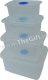 Set 4 caserole, pentru prospetime Set 4 caserole, pentru prospetime