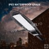 Lampa cu panou solar, telecomanda si senzor de lumina, 100 W