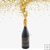 Tun de confetti in forma de sticla de sampanie
