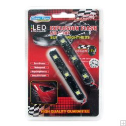 Set 3 LEDuri SMD cu lumina intermitenta