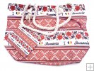 Set geanta si portofel Romania, cu motive traditionale