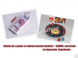 Ruleta casino cu shoturi, servetele bancnote cadou