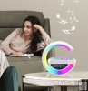 Lampa LED RGB, incarcare Wireless, Bluetooth, ceas, radio