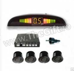 Kit 4 senzori de parcare cu display LED
