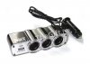 Priza tripla auto cu port USB
