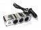 Priza tripla auto cu port USB