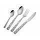 Set format din 24 de tacamuri, din inox