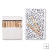 Set de colorat pentru adulti, 10 planse si 12 creioane colorate