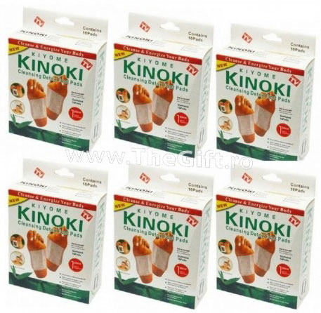 Set 60 de plasturi pentru detoxifiere, kinoki