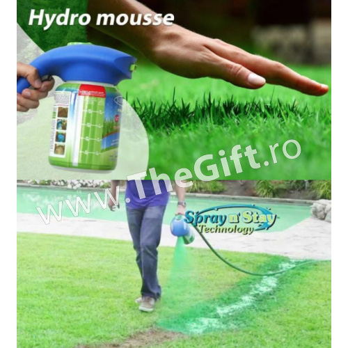 Aparat pentru insamantare gazon, Hydro Mousse - Apasa pe imagine pentru inchidere