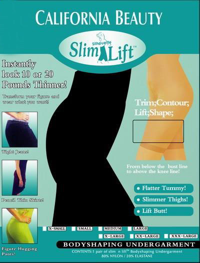 Corset Slim 'N Lift negru