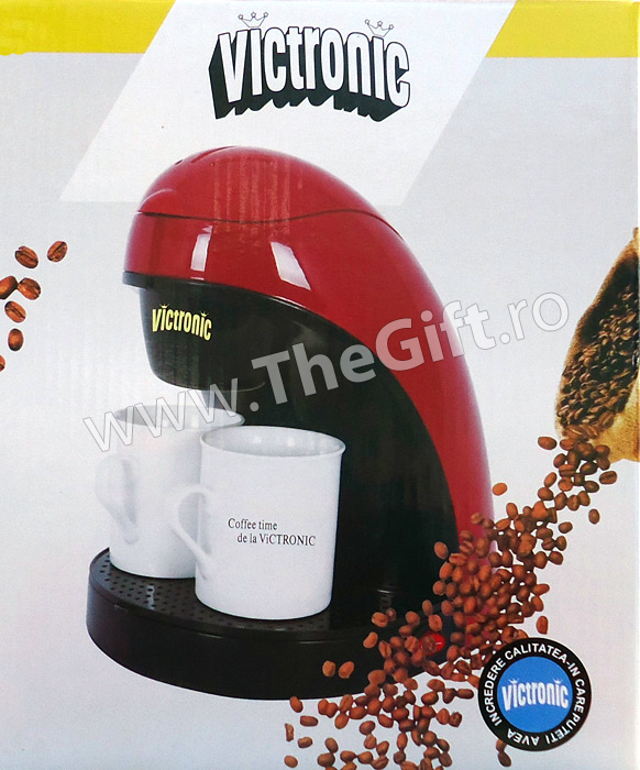 Filtru de cafea, cu doua cani de portelan, VC609