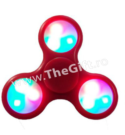 Jucarie antistres Fidget Spinner, cu lumini si senzori - Apasa pe imagine pentru inchidere