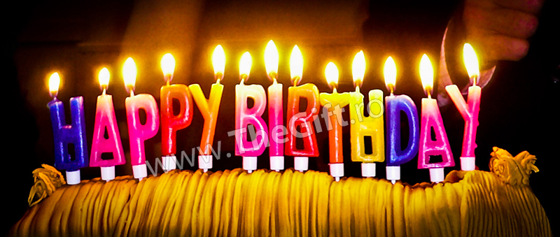 Lumanari Happy Birthday