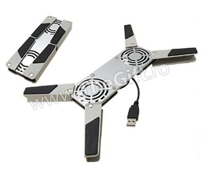 Masuta laptop pliabila cu coolere